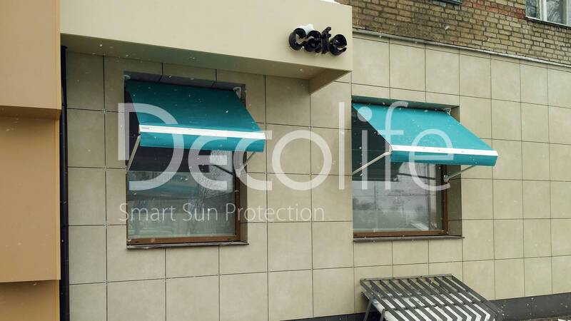 Showcase awning Decolife G400 for cafes - 