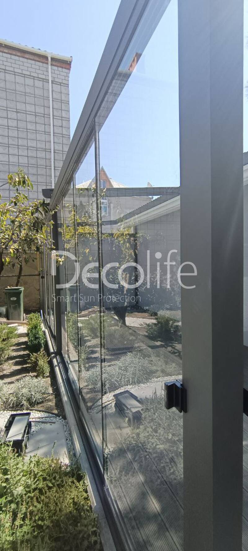 Pergola Decolife Solo Basic + Sliding glazing S200 - 