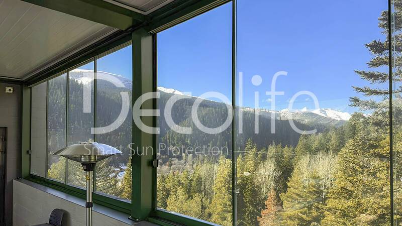 Decolife pergolas B500-25P, B600 PIR + sliding glazing S200 - 