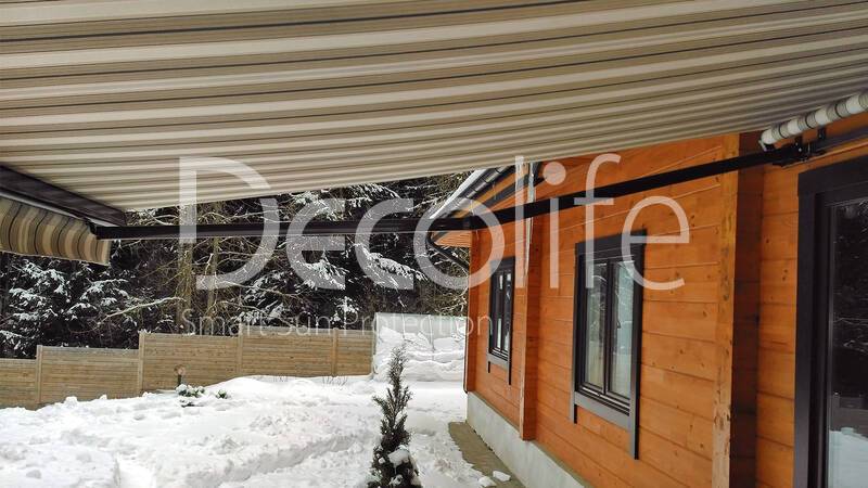 Open awning Decolife G200 for a private house - 