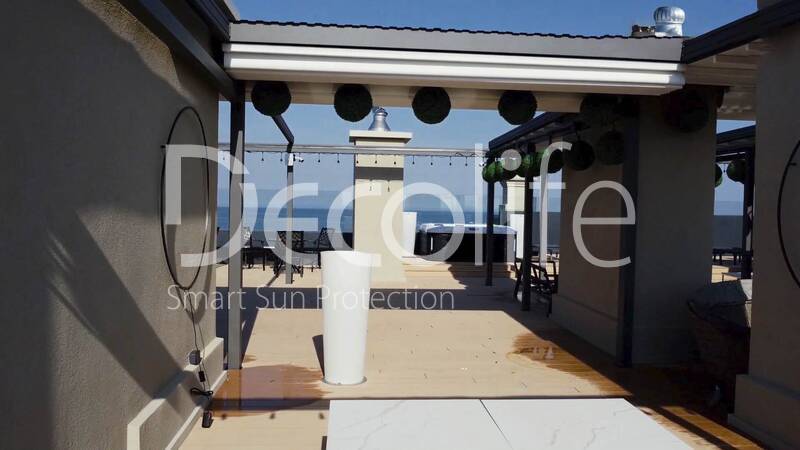 Awning pergolas Decolife Basic & Pro New, implemented by partner LLC ''European Sun Protection Systems'' - 