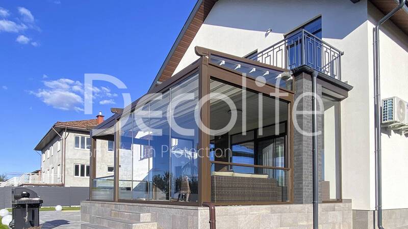 Tent pergola Decolife Project Light + W500 + S200 + FC48 - 