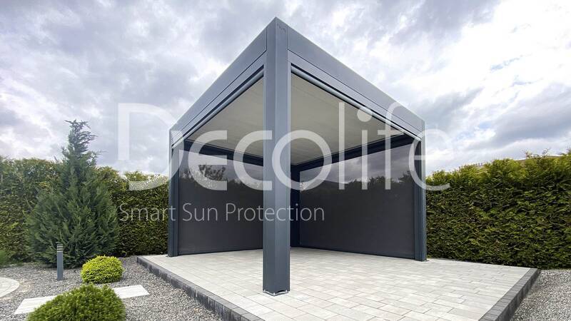 Pergola Decolife Bioclimatic B700-20C + Zip 130 - 