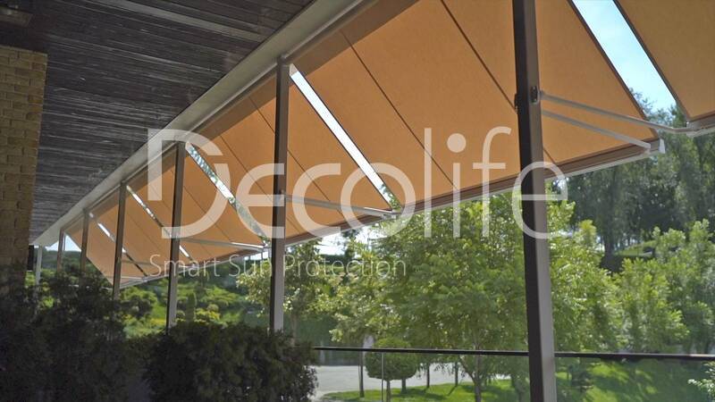 Showcase awnings Decolife G400, implemented by our partner ''TENT VERTEX'' - 