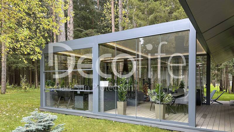 Guillotine glazing Decolife W500 - 