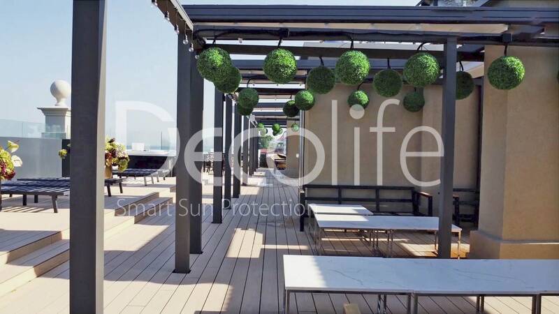 Awning pergolas Decolife Basic & Pro New, implemented by partner LLC ''European Sun Protection Systems'' - 