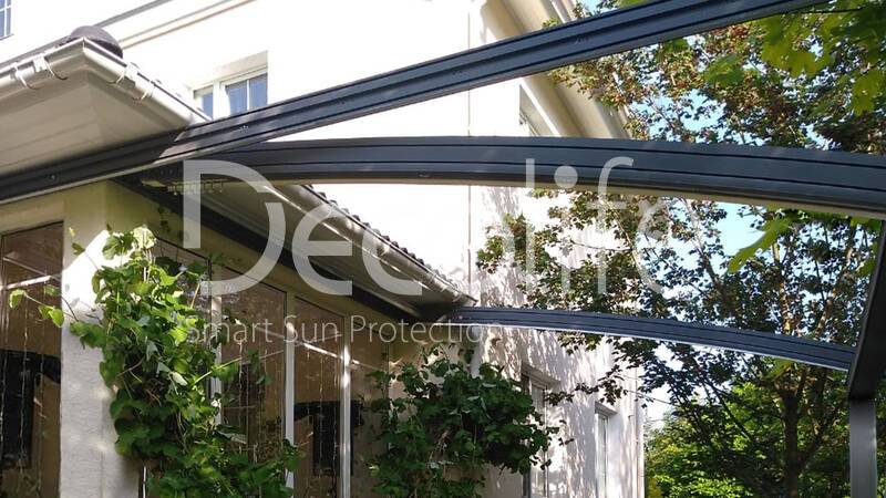 Pergola Decolife Arko 11x5 + 4.5x4 meters - 