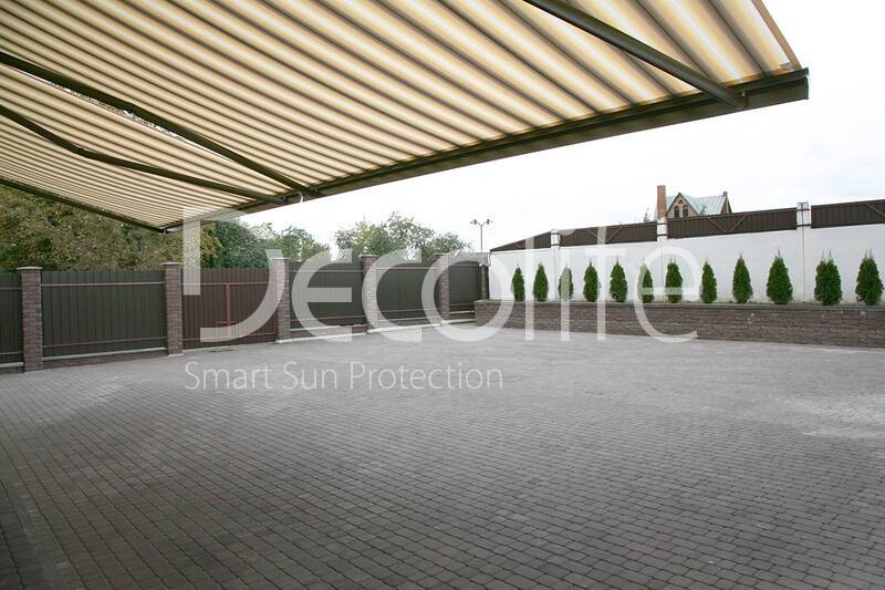 SemiCassette awning for large area - 