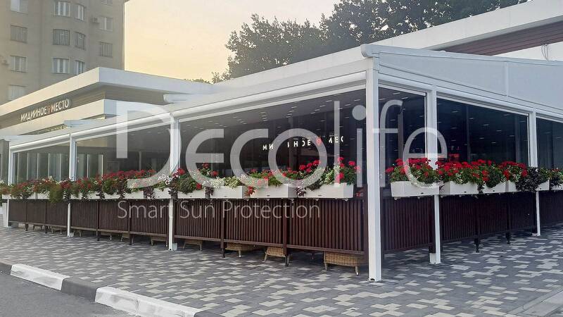 Awning pergola Decolife + Zip 100 - 