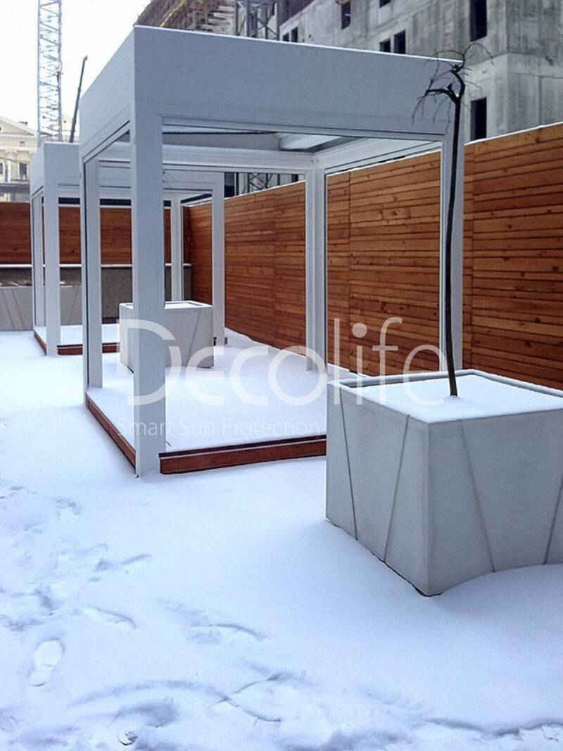 Pergola Basic Decolife + Zip + Glazing - 