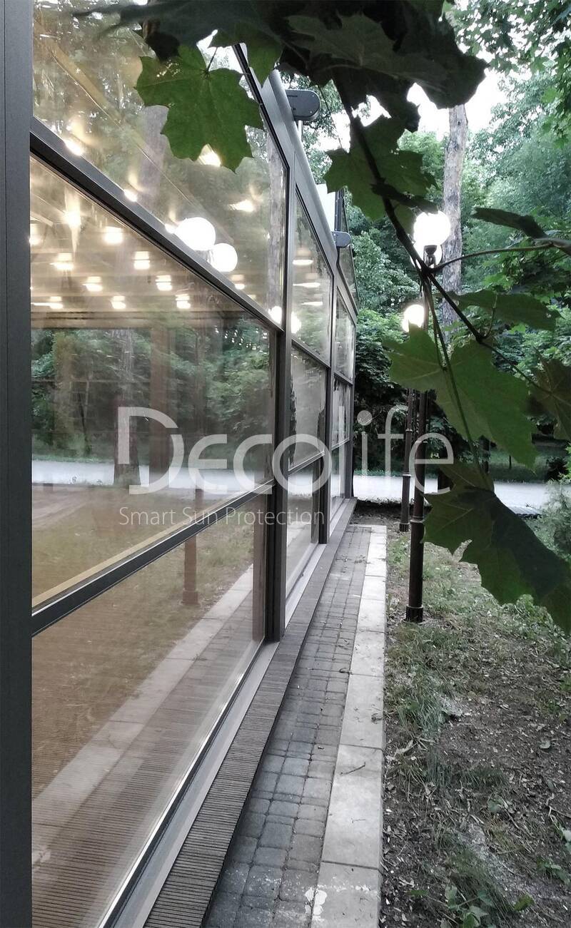 Pergola Decolife Basic&Pro New + Gulillotine glazing W500 - 