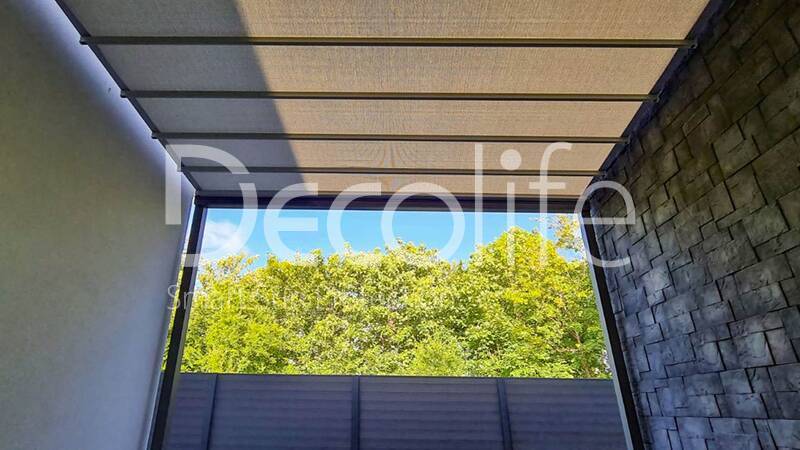 Awning pergola Decolife Project, implemented by our partner LLC ''European Sun Protection Systems'' - 