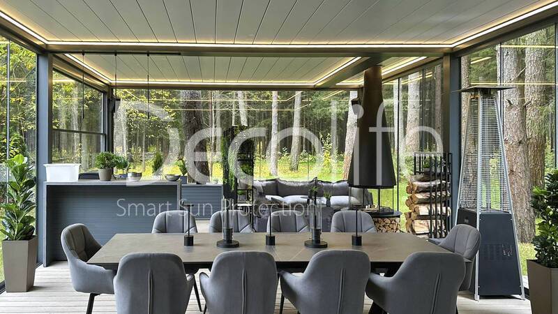 Guillotine glazing Decolife W500 - 