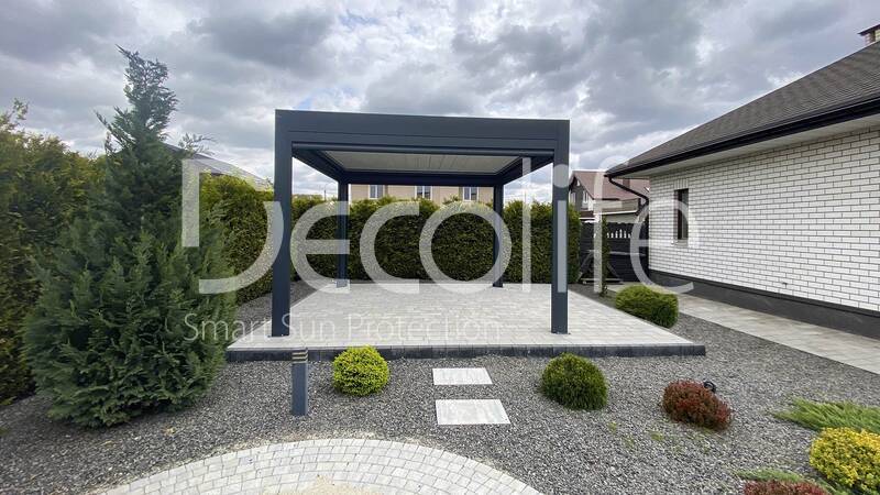 Pergola Decolife Bioclimatic B700-20C + Zip 130 - 