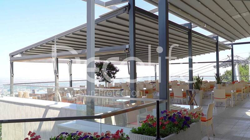 Tent pergolas Decolife Project Light, implemented by our partner ''TENT VERTEX'' - 