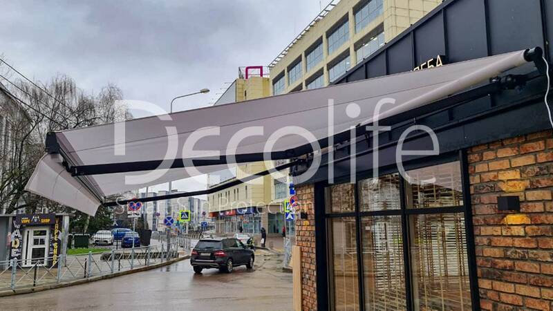 Open awning Decolife G200, implemented by our partner LLC ''European Sun Protection Systems'' - 