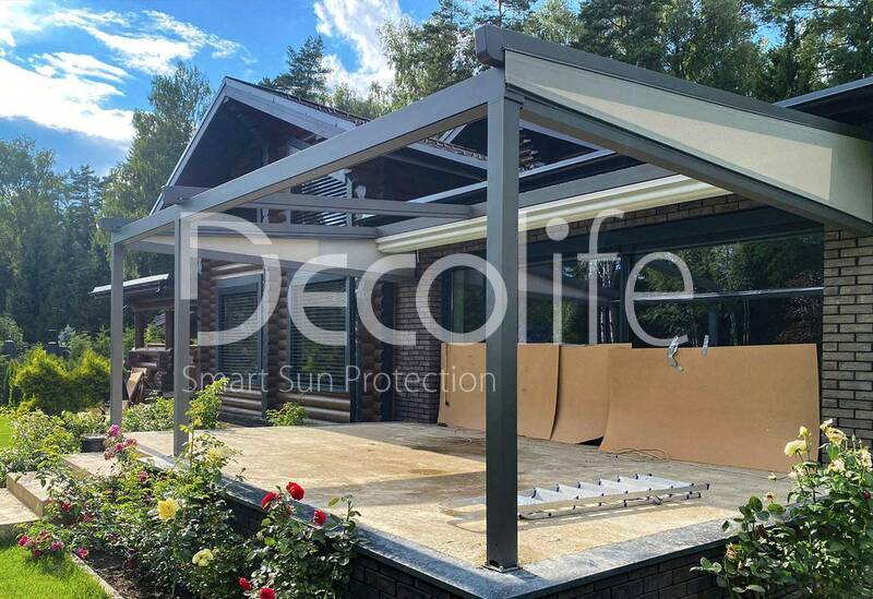 Awning pergola Decolife Project + Zip 100 - 