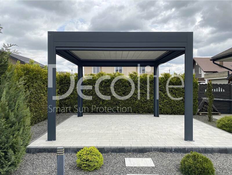 Pergola Decolife Bioclimatic B700-20C + Zip 130 - 