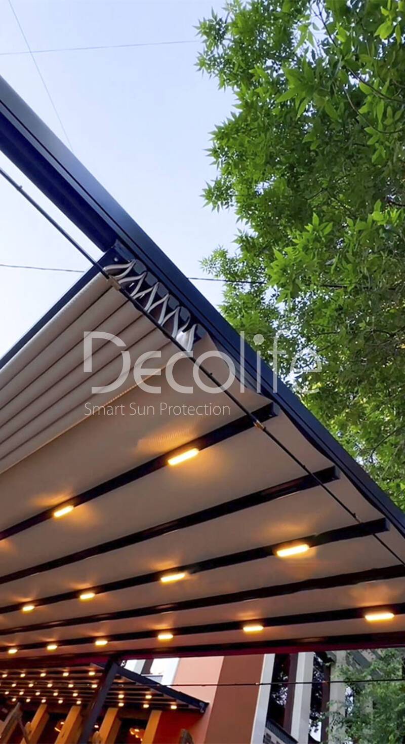 Tent pergolas Decolife, the project was implemented by our partner ''TENT VERTEX'' - 